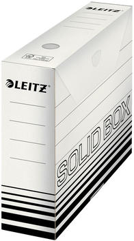 Leitz LEITZ Archiv-Schachtel Solid weiß/schwarz 80 mm (6127-00-01)
