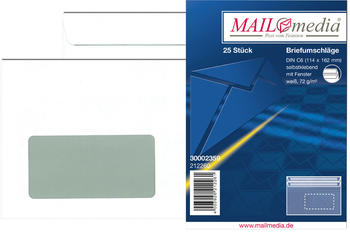 Mailmedia Offset weiß DIN Lang mit Fenster (30002375)