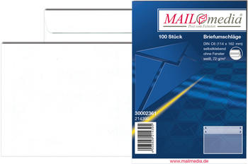 Mailmedia Offset weiß DIN lang ohne Fenster (30002374)