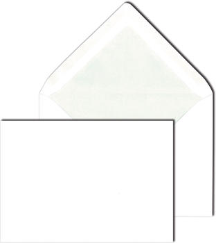 Mailmedia Briefumschlag Seidenfutter C6 weiß (30001752)