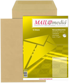 Mailmedia Versandtasche Natron braun B5 ohne Fenster (30002478)