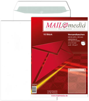 Mailmedia Versandtasche Offset weiß B4 ohne Fenster (30002545)