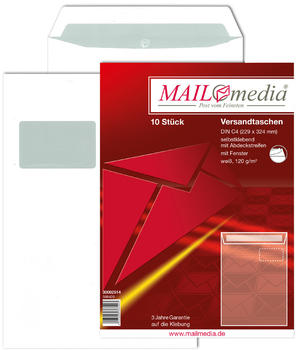 Mailmedia Versandtasche Offset weiß C5 mit Fenster (30002469)