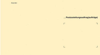 RNK Zustellungsumschlag 235 x 120 mm mit Fenster (2050/100)