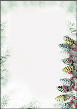 sigel Weihnachts-Motiv-Umschlag Christmas Garland DIN lang (DU177)
