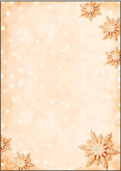 sigel Weihnachts-Motiv-Umschlag Golden Snowflake DIN lang (DU234)