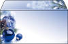 sigel Weihnachts-Umschlag Blue Harmony DIN lang (DU036)