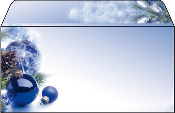 sigel Weihnachts-Umschlag Blue Harmony DIN lang (DU036)