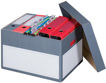Smartboxpro Archiv-/Transportbox L grau mit Stülpdeckel (227160705)