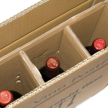 Smartboxpro Flaschen-Versandkarton für 6 Flaschen (222103005)