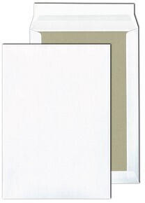 Mailmedia Papprückwandtaschen DIN B4 ohne Fenster weiß 100 Stück (30001491)