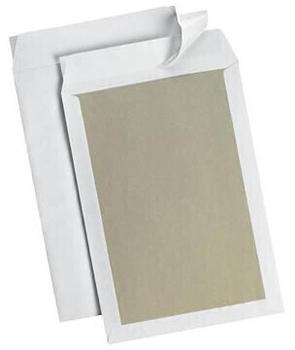 Mailmedia Papprückwandtaschen DIN B4 ohne Fenster weiß 10 Stück (30002632)
