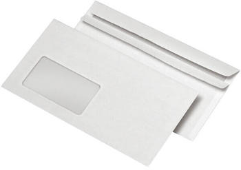 Mailmedia Briefumschläge 125 x 229mm mit Fenster weiß 1000 Stück