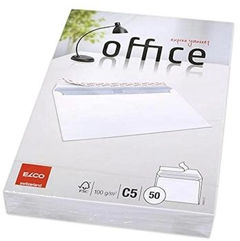 Elco Büro Briefumschläge Ohne Fenster C5 229 (B) x 162 (H) mm 50 Stück