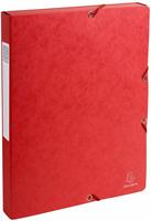 Exacompta 50305E, Exacompta Heftbox Exabox 50305E, A4 rot, 2,5cm F&uuml;llh&ouml;he, Karton