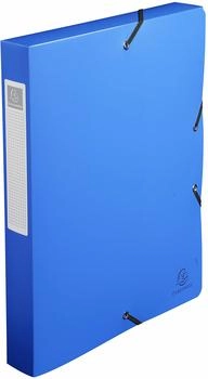 Exacompta Archivboxen DIN A4 Blau Polypropylen 25 St&uuml;ck (59782E)