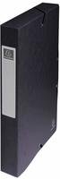 Exacompta 50401E, Exacompta Heftbox Exabox 50401E, A4 schwarz, 4cm F&uuml;llh&ouml;he, Karton