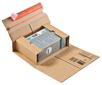 ColomPac Buchverpackung braun für A5 innen 230x165x70mm 20 Stück (CP035.01.020)