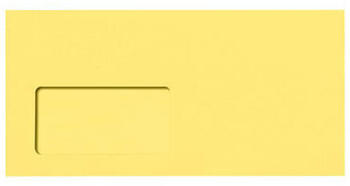 Mailmedia Din Lang+ EcoRainbow mit Fenster gelb 25 Stück (2100019166)