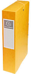 Exacompta Archivboxen DIN A4 Gelb Beschichteter Manila 8 Stück (50609E)