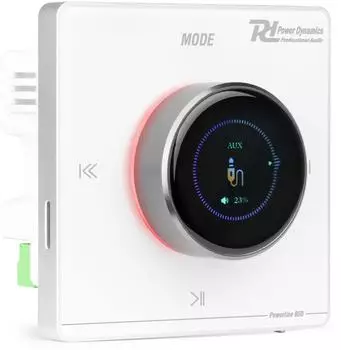 Power Dynamics Powerline B50W Wand-Einbauverstärker 50W Bluetooth 5.0 weiß (952.467)
