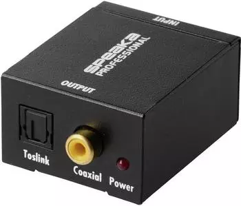 SpeaKa Professional SP-ATDAC-100 AV-Konverter Cinch zu Toslink (SP-13904368)