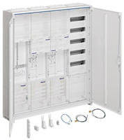 Hager Komplettschrank,univers Z 2 Z&auml;hlerpl. 4-feld. ZB34SET25LK