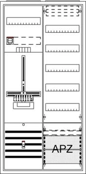 Striebel & John Komplettschrank DA27QB (2CPX054278R9999)