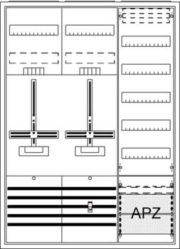 Striebel & John Komplettschrank DA37GG (2CPX054273R9999)