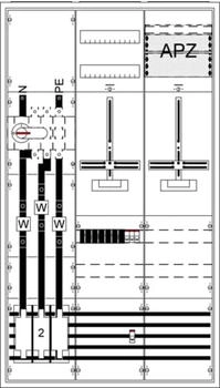 Striebel & John Komplettschrank WA39KN1 (2CPX056035R9999)