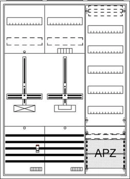 Striebel & John Komplettschrank DA37GC (2CPX054268R9999)