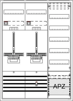 Striebel & John Komplettschrank DA37QG (2CPX054281R9999)