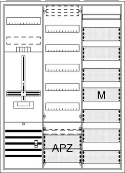 Striebel & John Komplettschrank DA37GD (2CPX054271R9999)
