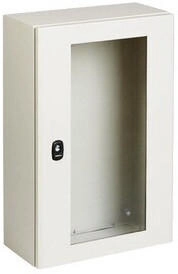 Schneider Electric NSYS3D4315T - Stahlgehäuse S3D tspt Tür ohne Montageplatte 400 x 300 x 150