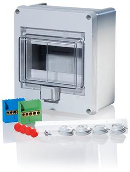 F-Tronic 7240051 KV06WDKE Aufputz Anzahl Teilungen = 6 Anzahl Reihen = 1 Grau
