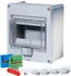 F-Tronic 7240051 KV06WDKE Aufputz Anzahl Teilungen = 6 Anzahl Reihen = 1 Grau