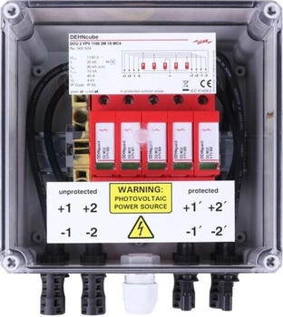 Dehn Dehn Generatoranschlusskasten Typ 2 IP65 2MPPT je 1 String bis 1100VDC ( % .) (900924)