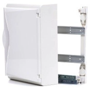 Eaton 110158 Kleinverteiler AP SK II 2-reihig mit Kunststofftür Weiß Rückwand