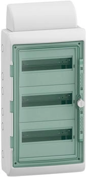 Schneider Electric 13435DE Mureva Feuchtraumverteiler Aufputz Anzahl Teilungen = 36 Anzahl Reihen = 3 Inhalt 1 St.