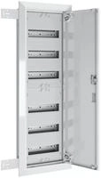 ABN UK16, ABN Flachverteiler UK16 1x6-reihig UP/HW | 6 Reihen 12TE | Stahlblech 