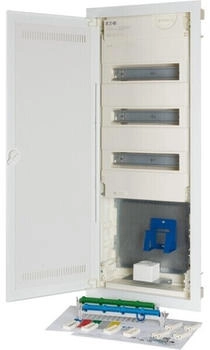 Eaton 302456 KLV-60HWP-W-HY36-F Kleinverteiler Unterputz Anzahl Teilungen = 12 Anzahl Reihen = 5 Inhalt 1 St.