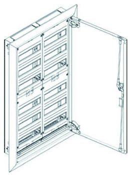 ABN UK26 Flachverteiler UP/HW 2 x 6-reihig