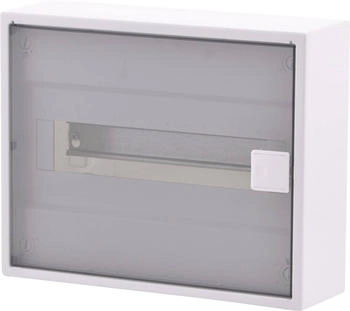 Intratec 1-reihig IP40 Aufputzfür 12 Module Trockenraum-Installation 251x310x96mm Transparent (MKAAGH12-T)