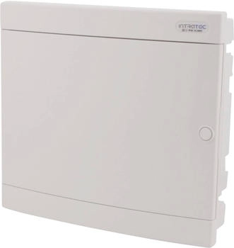 Intratec Unterputz IP40 mit weißer Tür 2-reihig 36 Module 357x382x106 mm für Trockenräume (MKCUGH2X18-W)