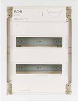 Eaton 178816 Unterputz-Kleinverteiler, 2-reihig, Stahlblecht&uuml;r flach