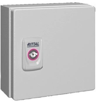 Rittal KX Stahl Wandgeh&auml;use RAL 7035 grau IP66 HxBxT 150 mm x 150 mm x 80mm (1551000)