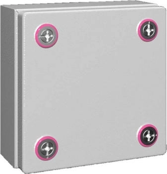 Rittal KX Stahl Gehäuse Kx-Anschlusskasten RAL7035 Außenmaß 150 x 150 x 80mm IP66 (1514000)