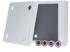 Rittal KX Stahl Gehäuse Kx-Anschlusskasten RAL7035 Außenmaß 150 x 150 x 80mm IP66 (1514000)