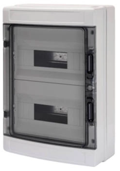Gewiss Schaltschrank mit geräucherten Fensterscheiben 24 (12x2) Module GW40104