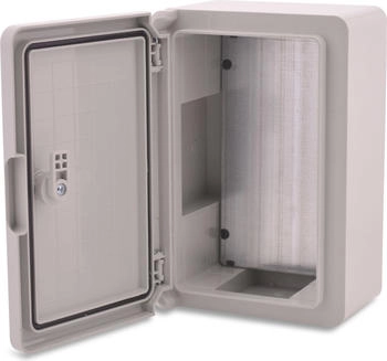Boxexpert BXPPABSG200300130-F01 Schaltschrank 200 x 300 x 130 ABS Lichtgrau 1